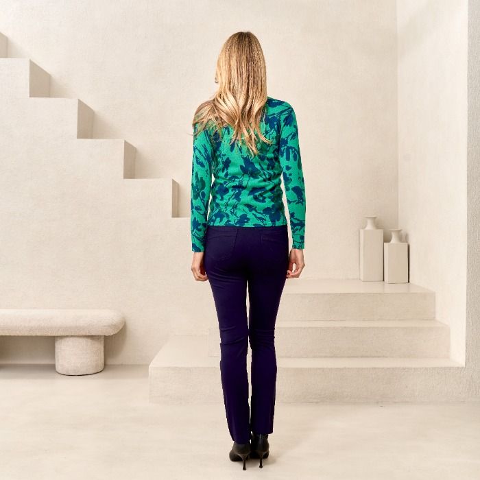Verdant Floral Sweater
