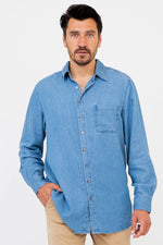 Load image into Gallery viewer, Cory Men&#39;s Tencel Denim Shirt
