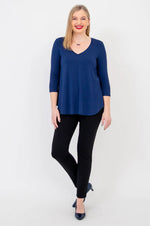 Load image into Gallery viewer, Jackie 3/4 Sleeve | Indigo
