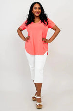 Load image into Gallery viewer, Jackie S/S Top, Coral
