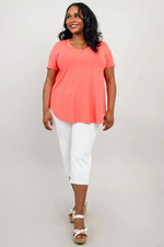 Load image into Gallery viewer, Jackie S/S Top, Coral
