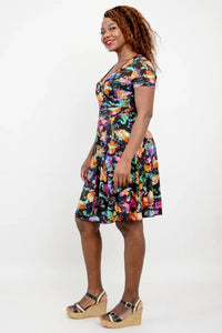 Suzanne Short Sleeve Dress | Bombay
