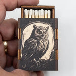 Load image into Gallery viewer, Owl | Wooden Match Box
