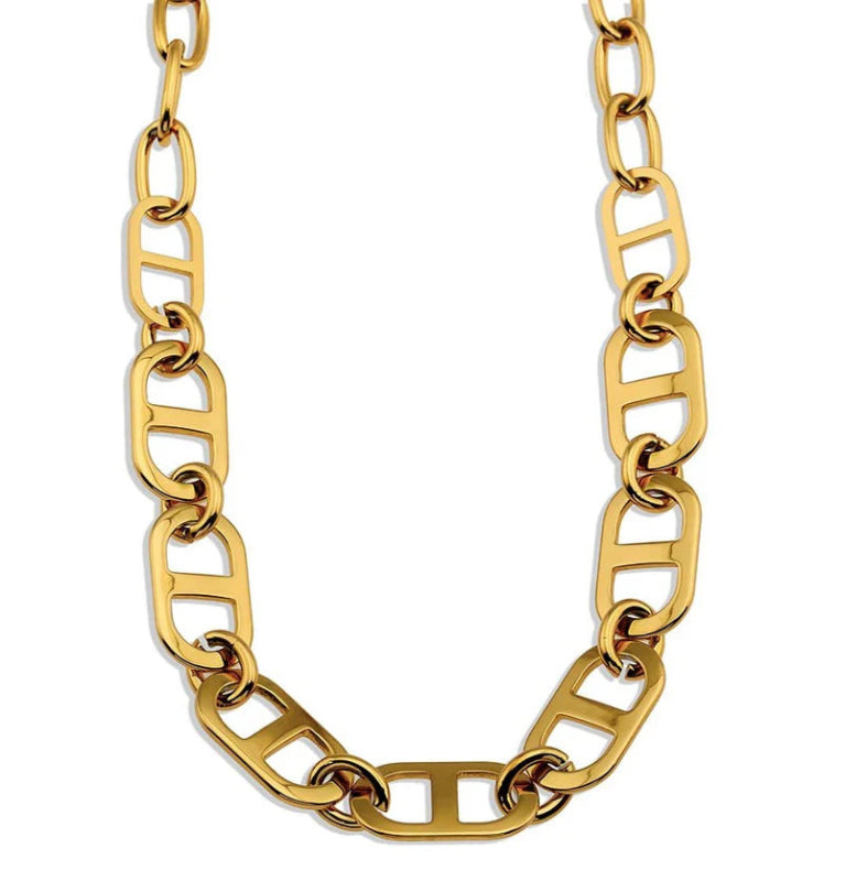 Chain Link Statement Necklace