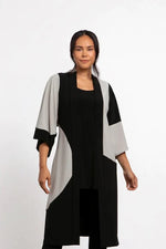 Load image into Gallery viewer, Colour Block Kimono | Jersey
