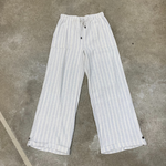 Load image into Gallery viewer, Linen Blend Wide Leg Trouser
