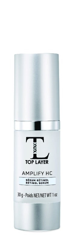 Top Layer's Amplify is a cream formula that delivers microencapsulated vitamin A directly into the skin