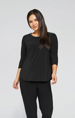 Load image into Gallery viewer, Go To Classic T Relax 3/4 Sleeve Black
