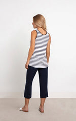 Load image into Gallery viewer, Go To Tank Relax Navy Stripe by Sympli
